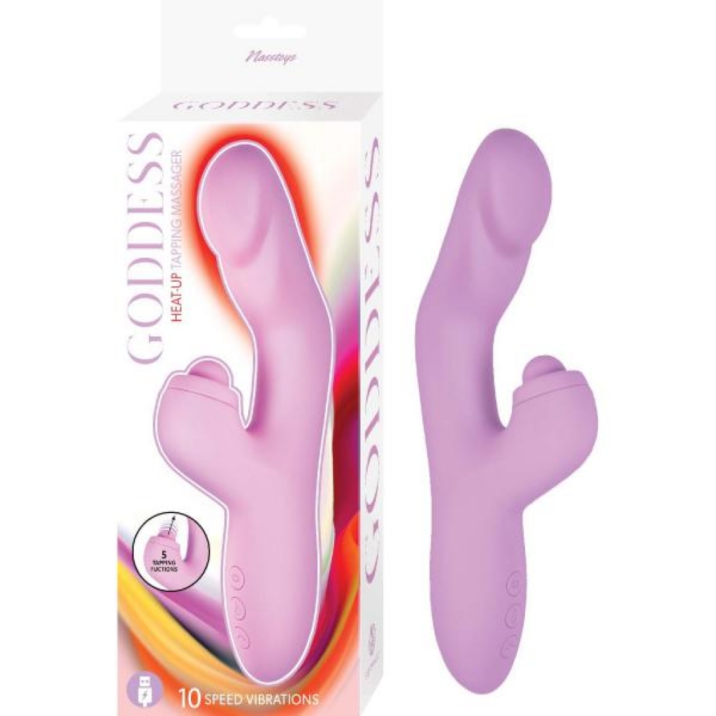 Goddess Heat-Up Tapping Massager in Lavender