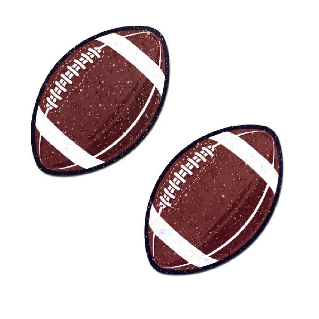 Pastease Sparkly Footballs - Nipple Covers