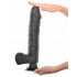 Real Feel Deluxe 12 Black Vibrating Dildo