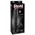 Real Feel Deluxe 12 Black Vibrating Dildo