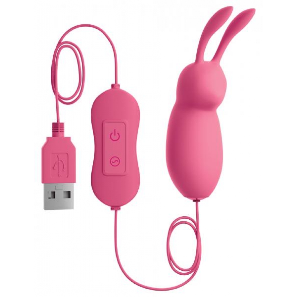 OMG! Bullets #CUTE USB Powered Bullet Vibrator - Pink