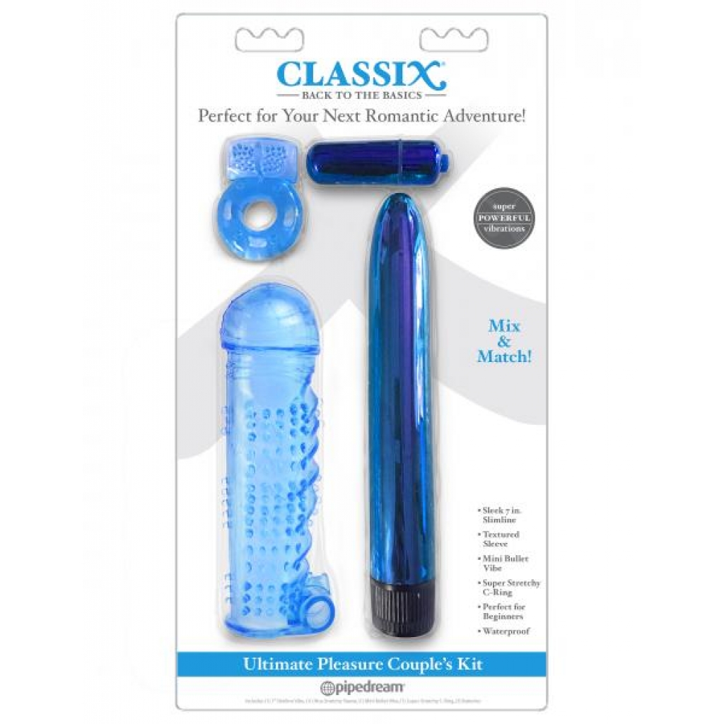 Classix Ultimate Pleasure Couples Kit - Blue