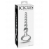 Icicles No 67 - Handcrafted Glass Massager - Clear