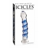 Icicles No. 5 Glass Dong - 7 Inches Clear