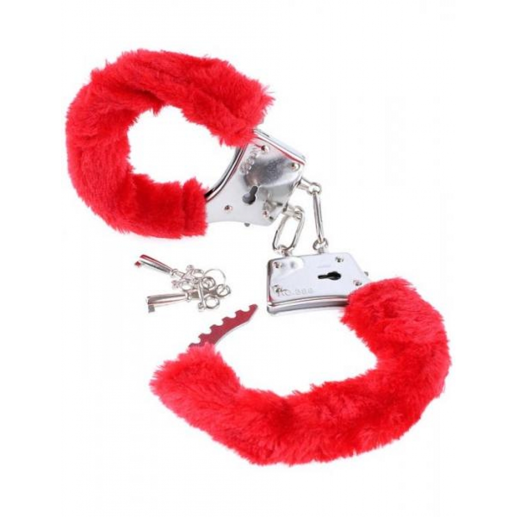 Fetish Fantasy Red Beginners Furry Cuffs