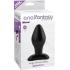 Anal Fantasy Large Silicone Plug - Black