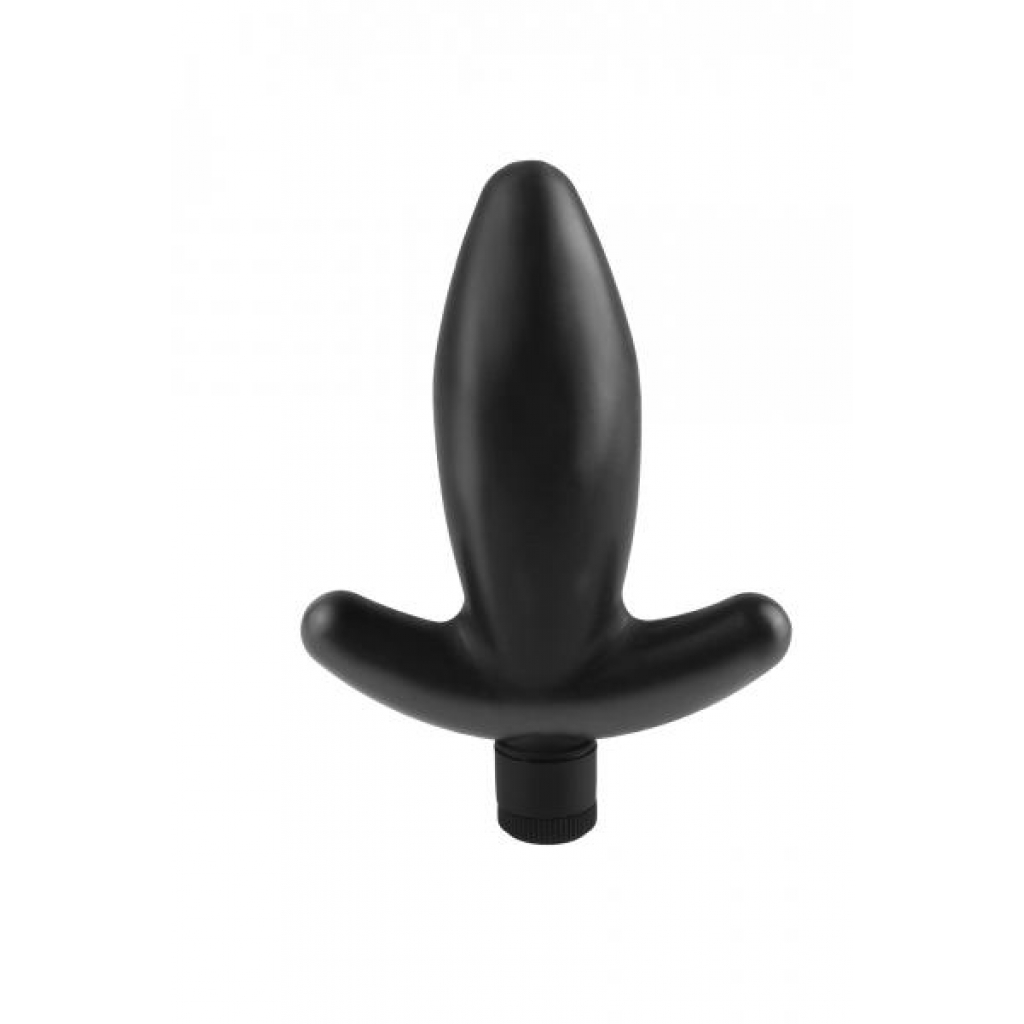 Anal Fantasy Ass-Gasm Cockring Vibrating Plug - Black