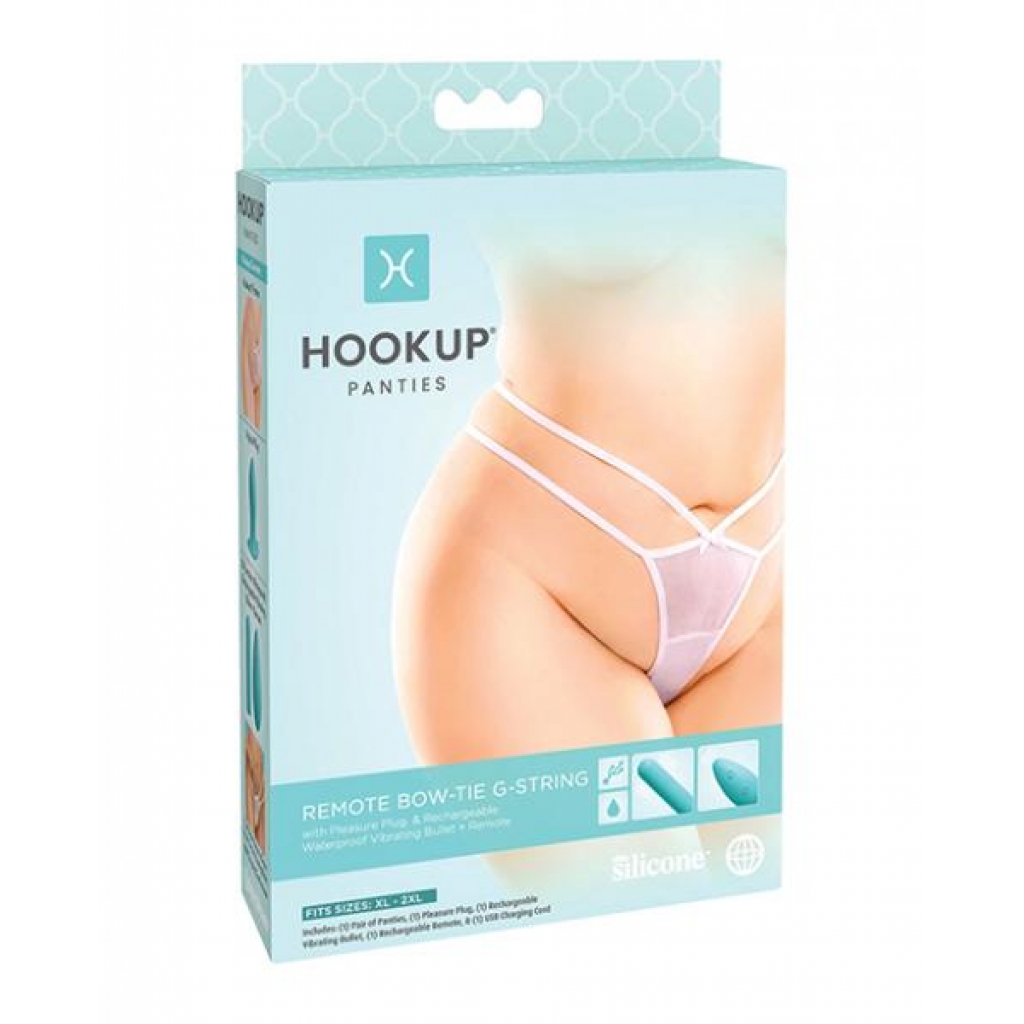 Hookup Panties Bow Tie G-string XL-XXL