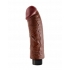 King Penis 8 inches Vibrating Dildo - Brown