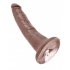 King Penis 7 Inch Realistic Dildo - Brown