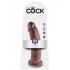 King Penis 9 Inch Dildo - Brown