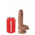 King Penis 7 Inch Tan Dildo