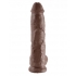 King Penis 10 inches with Balls - Brown