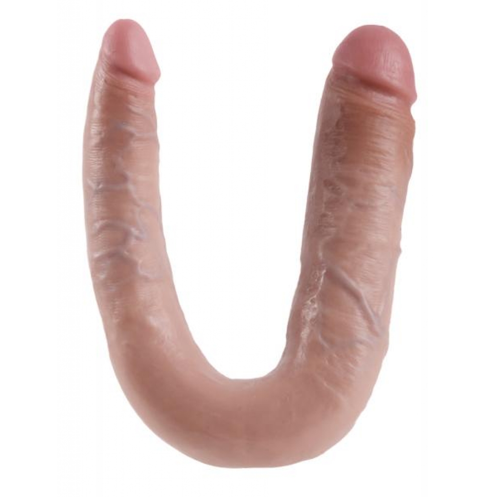 U-Shaped Large Double Trouble Dildo - Realistic Design