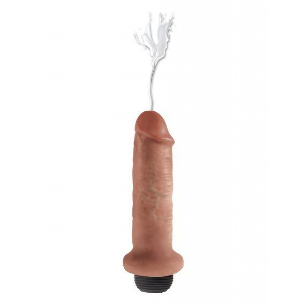 King Penis 6 Inch Squirting Tan Dildo