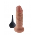 King Penis 6 Inch Squirting Tan Dildo