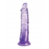 King Penis Clear 8 Inch Pink Dildo