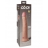 King Penis Elite 10 In Dual Density Dildo - Light