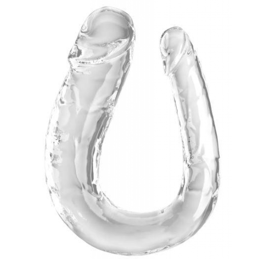 King Penis 18-Inch Double Dildo - Translucent Deluxe Pleasure