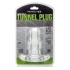 Double Tunnel Butt Plug - Medium Clear