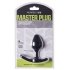 Strap On Master Butt Plug - Small Black