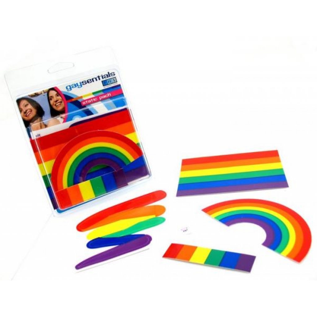 Gaysentials Sticker Pack A - Rainbow Designs