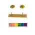 Gaysentials Rainbow Bar Lapel Pin