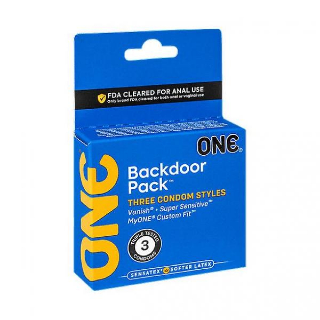 One Backdoor 3 Pack - Latex Condoms