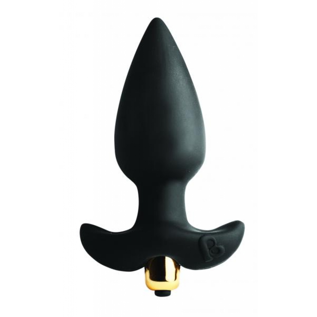 Butt Throb Black Vibrating Plug