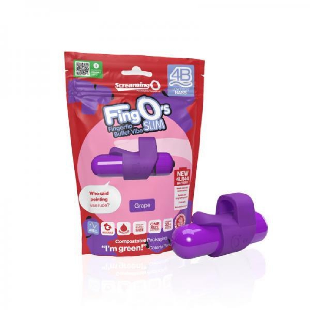 Screaming O 4B FingO Slim - Grape