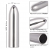 Turbo Buzz Classic Bullet Vibrator in Silver