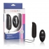 Silicone Remote Ridged G Vibrator - Black