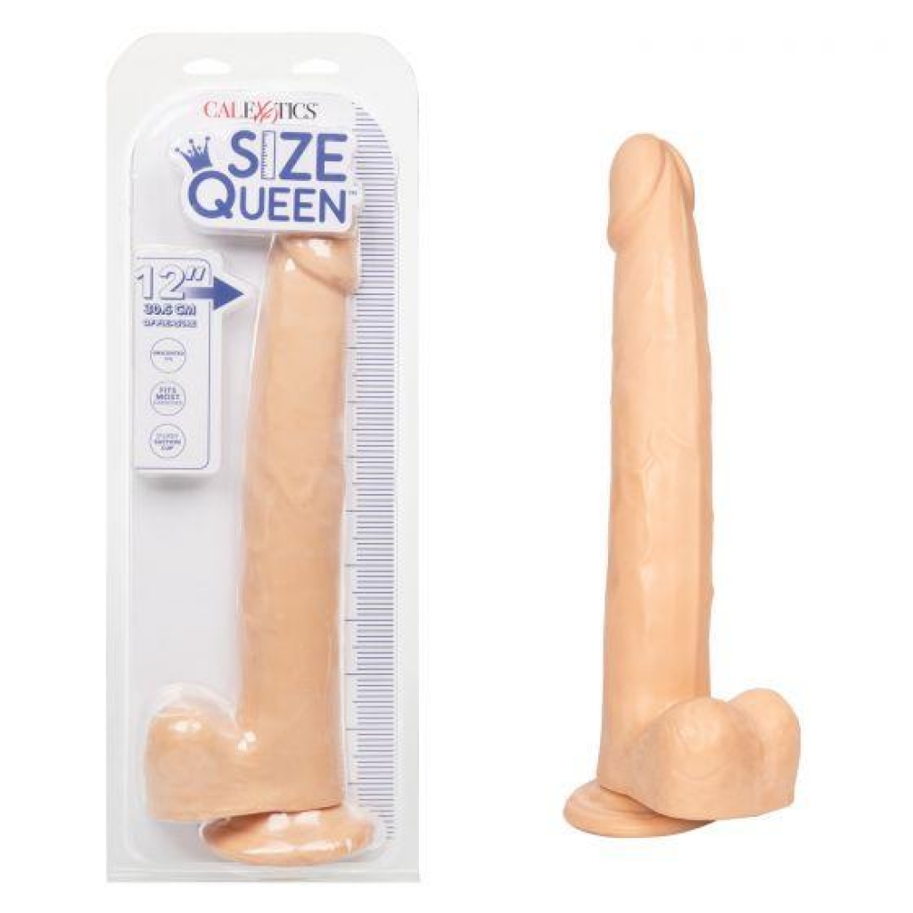 Size Queen 12-inch Ivory Dildo