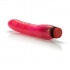 Hot Pink Curved Penis Vibrating Dildo