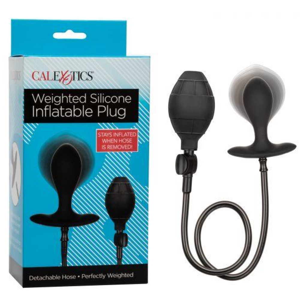 Weighted Silicone Inflatable Butt Plug - Unique Sensations