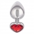 Jewel Large Ruby Heart Plug