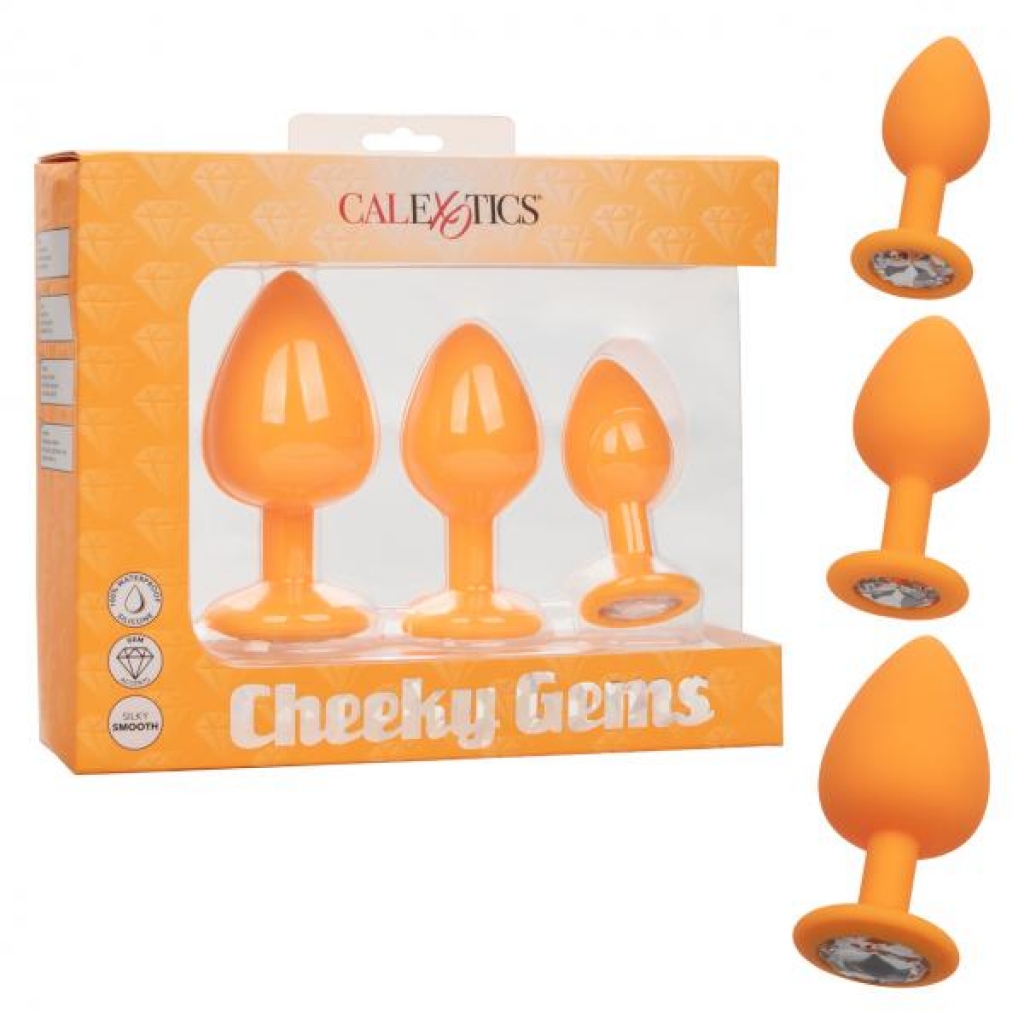 Cheeky Gems 3pc Set: Orange