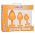 Cheeky Gems 3pc Set: Orange