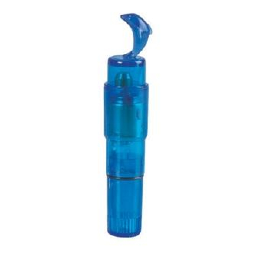 Waterproof Vibro Dolphin Clitoral Massager - Blue