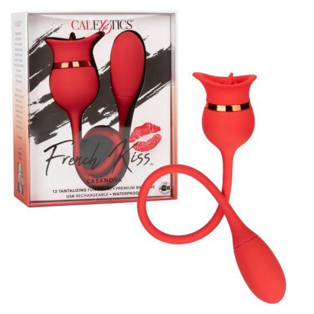 French Kiss Casanova - Red Vibrator