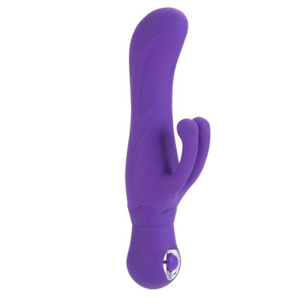 Posh Silicone Double Dancer Vibrator - Purple