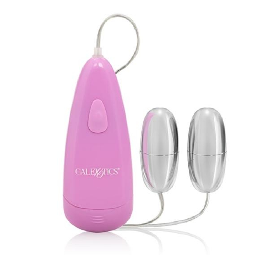 Pocket Exotics Waterproof Double Silver Bullet Vibrator