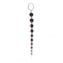 X 10 Beads Graduated Anal Beads - 11 Inch - Black