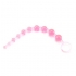 X 10 Beads Graduated Anal Beads - 11 Inch - Pink