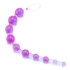 X-10 Graduated Anal Beads - 11 Inch Purple