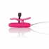 Nipple Play Vibrating Heated Nipple Clamps - Pink