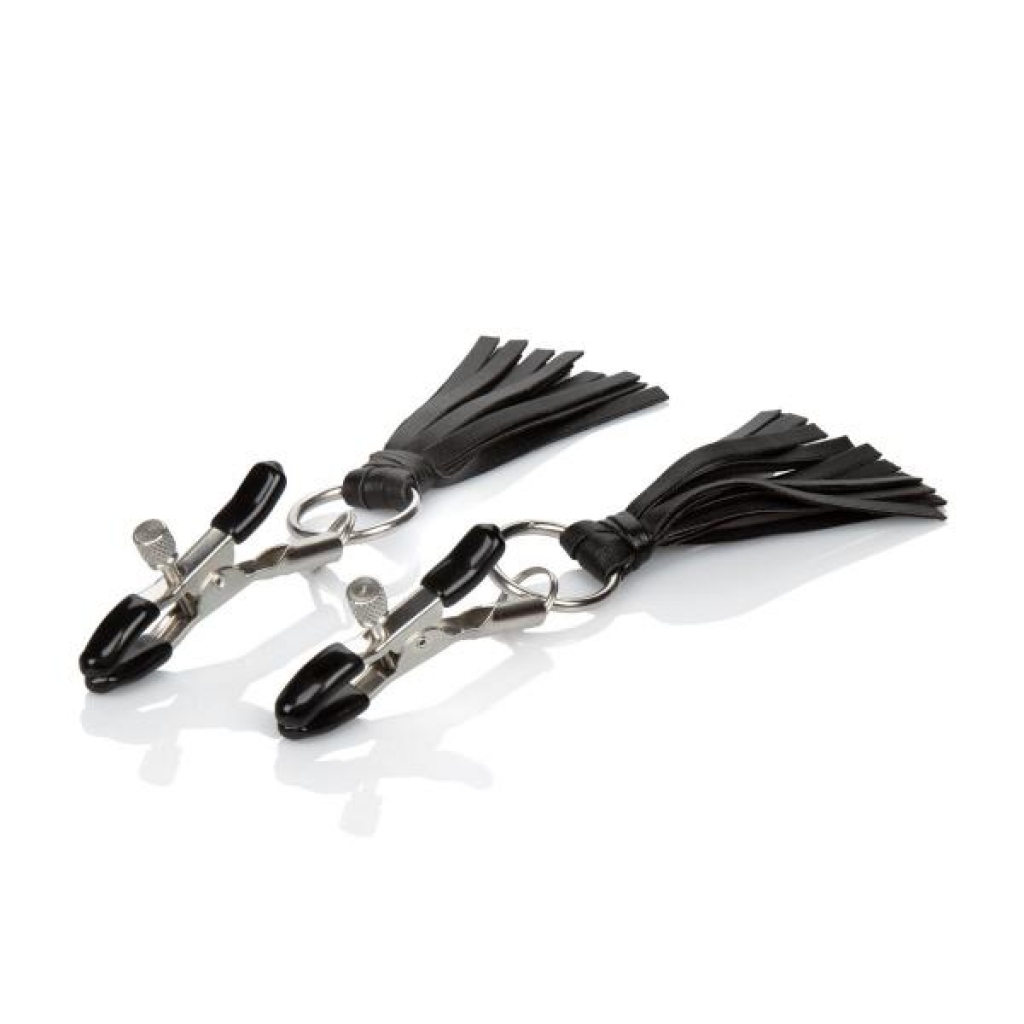 Nipple Play Playful Tassels Nipple Clamps Black