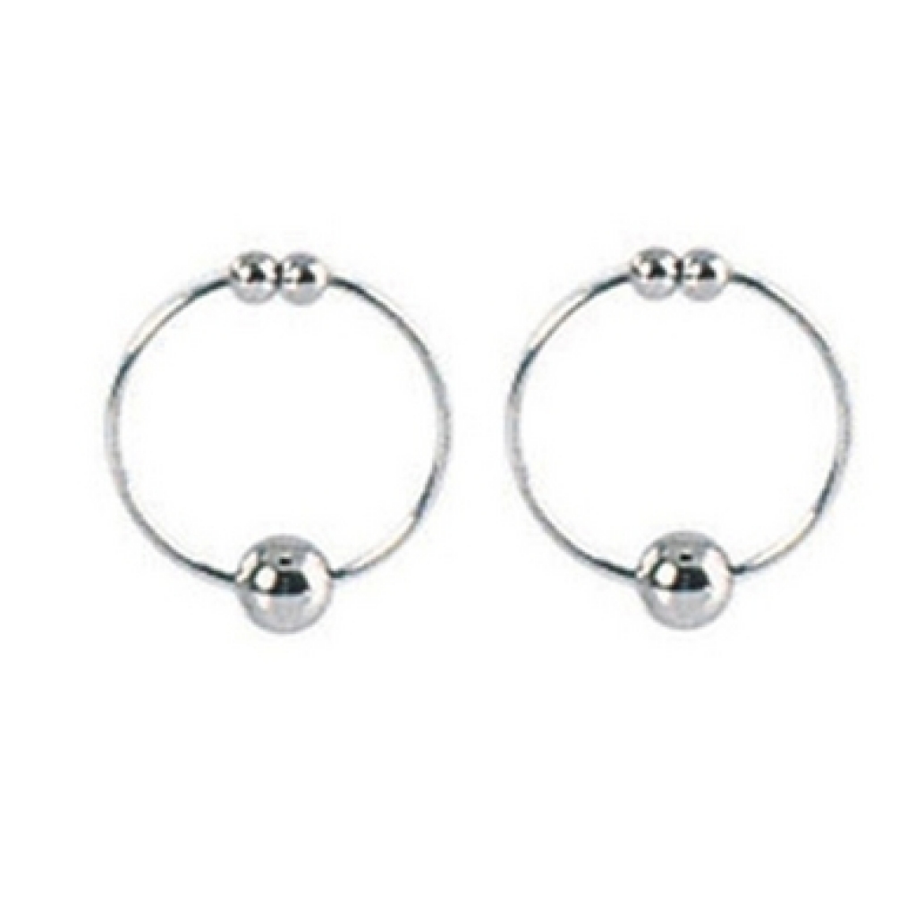 Stunning Non-Piercing Nipple Rings - Silver