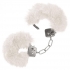 Ultra Fluffy Faux Fur Cuffs - White