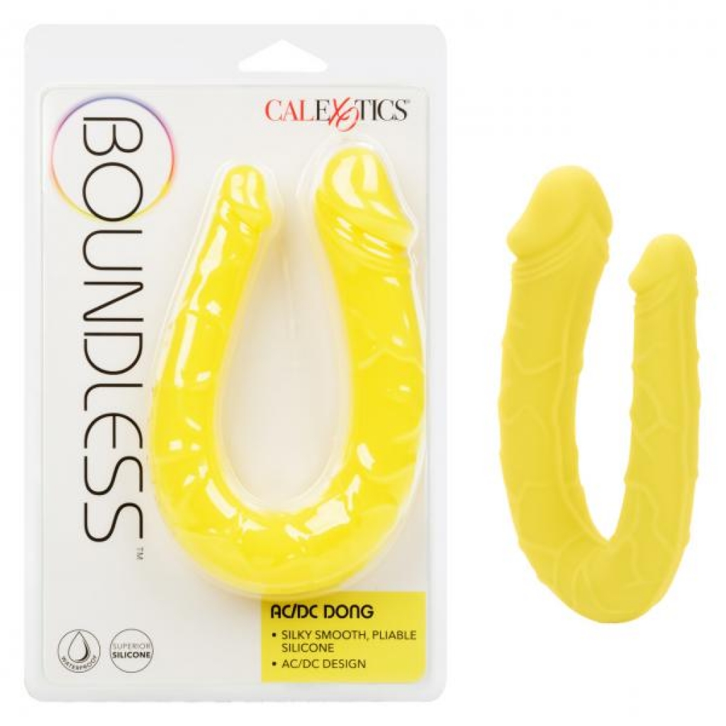 Boundless AC/DC Dual-Ended Dong Yellow Silicone